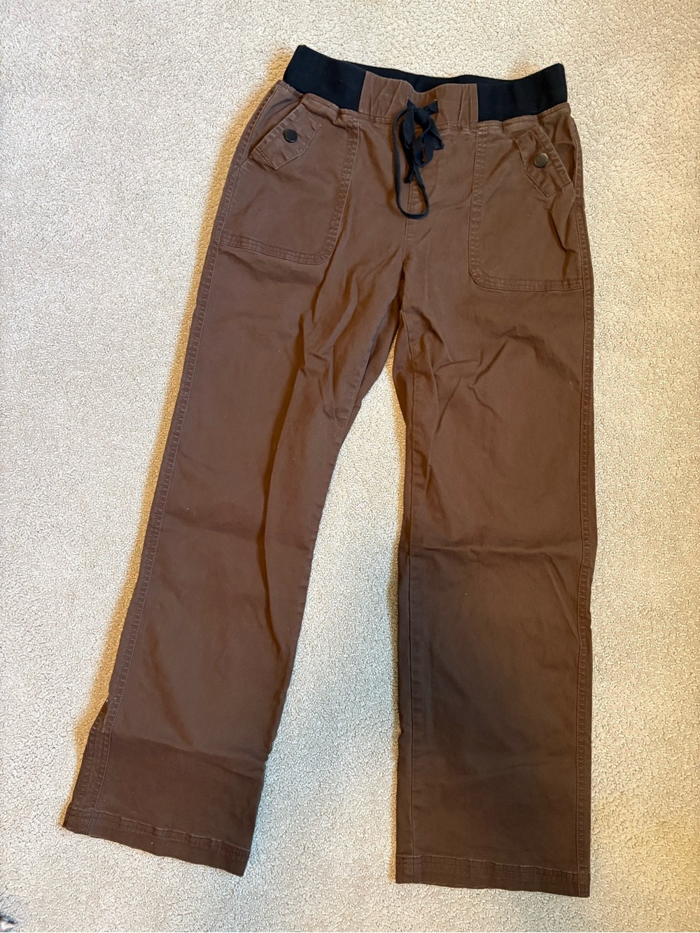 Flamingals Drawstring Waist Casual Pants